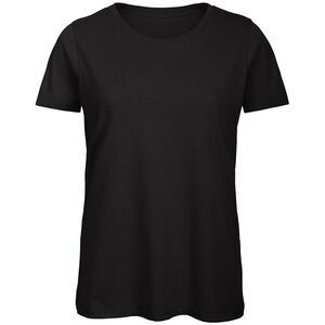 B&C Womens/Ladies T-Shirt / Black